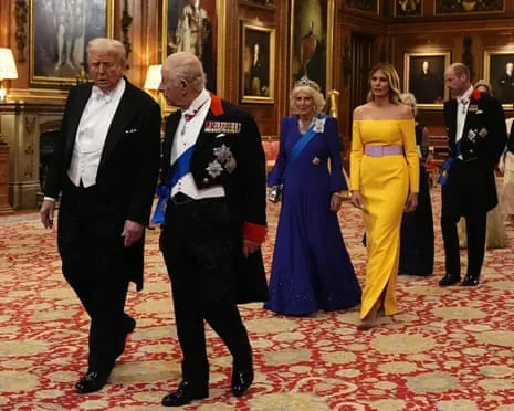 Royals Roll Out Red Carpet Amid Demonstrations; Kimmel Pulled From Air Over Kirk Comments